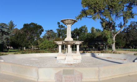Cost of repairs for Laura’s Fountain is estimated to be in the six figures