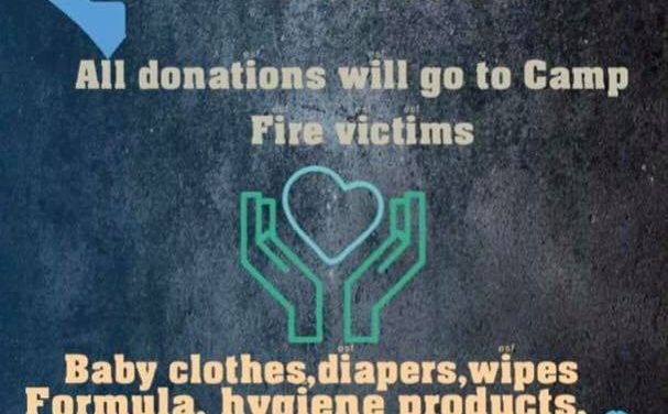 Donations for Fire Victims in Paradise happening in Merced