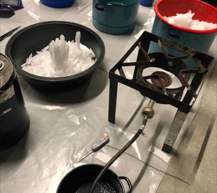 Two suspects arrested in Merced for manufacturing methamphetamine