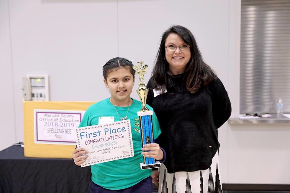 Merced County Spelling Bee Winner