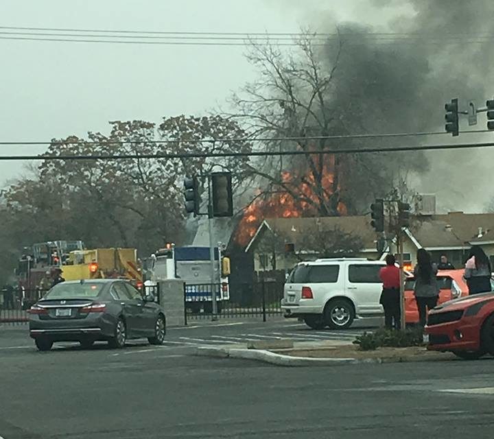 Fire Erupts In Atwater