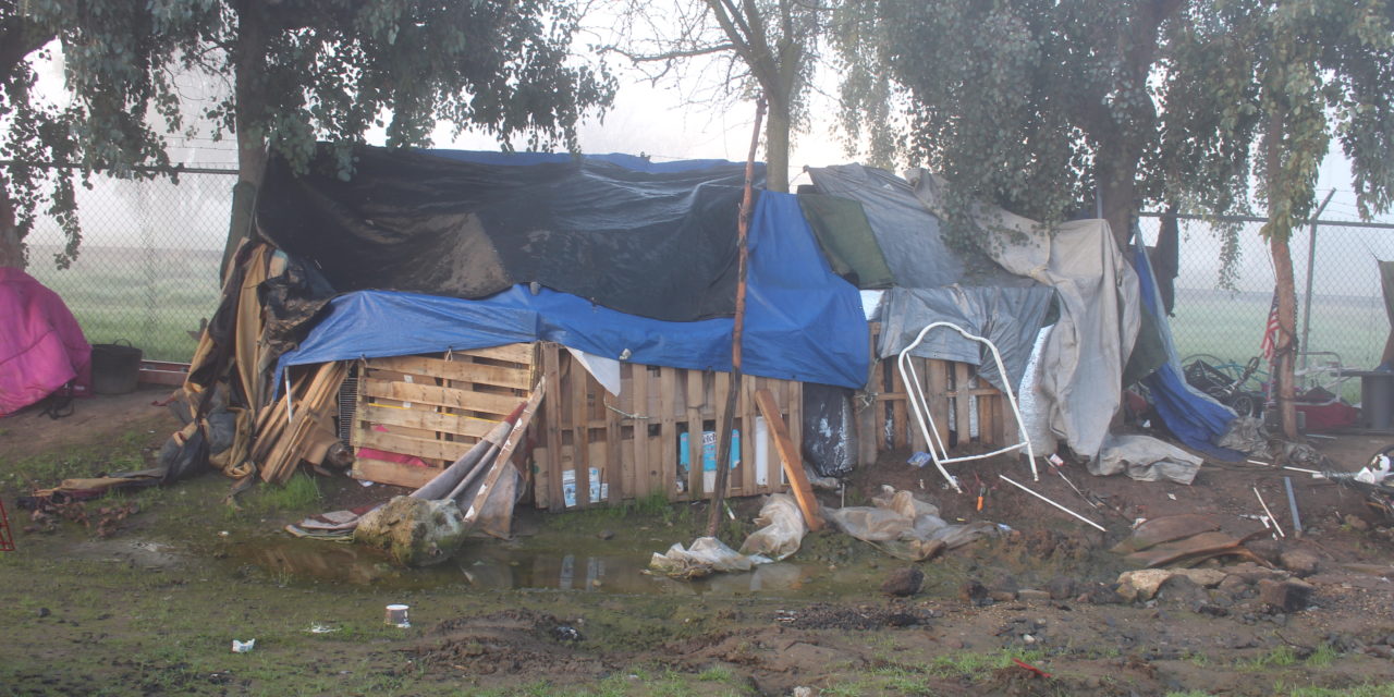 Merced’s “Tent Row” Homeless Encampment