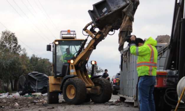 Merced cleans up homeless encampment