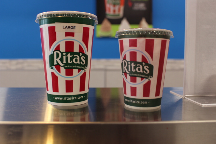 Rita’s giving away free ice for the first day of Spring