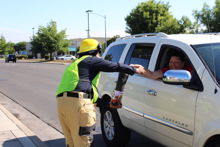 Atwater Firefighters ask motorists to “Fill the Boot”