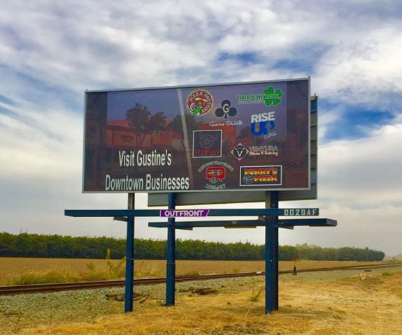 Gustine businesses, organization purchase billboard to attract tourism