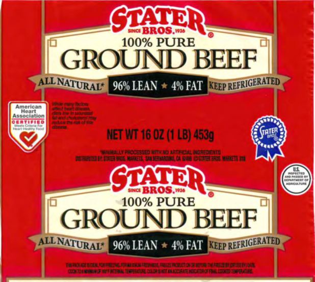 Ground beef recalled for possible Salmonella