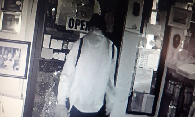 Suspect shatters front door at local Merced business