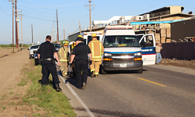 Man airlifted after truck crashes into tractor in Merced County