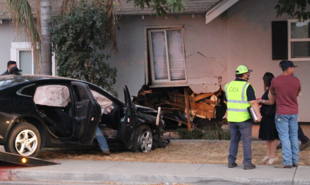 Woman crashes vehicle into Atwater home