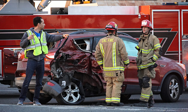 Motorcyclist airlifted after traffic collision on Santa Fe