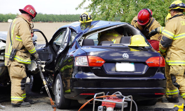 Two injured in Winton crash