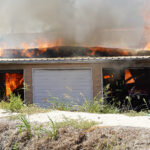 Blaze destroys two structures in Winton