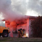 Firefighters battle blaze in Atwater